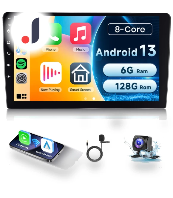 Android Car Radio with Carplay and Android Auto — Stereo Receivers, Kayomart