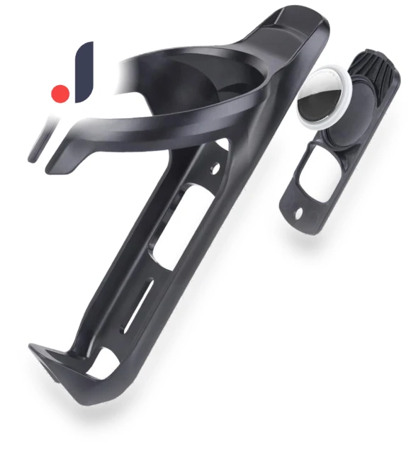 Anti-Theft Bike Water Bottle Cage with GPS Tracker Slot — Bottle Accessories, Auto Parts Decorate