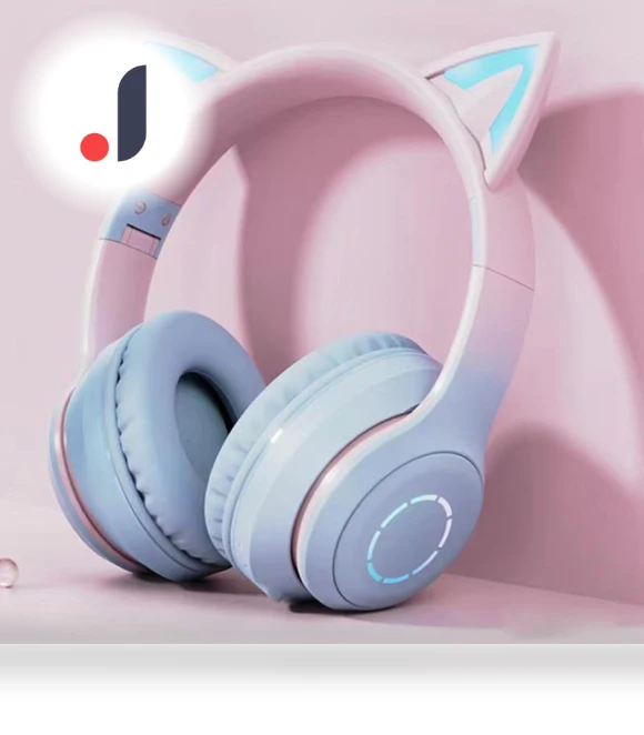 Cat Ear Bluetooth Gaming Headphones — Headsets, SmartGears