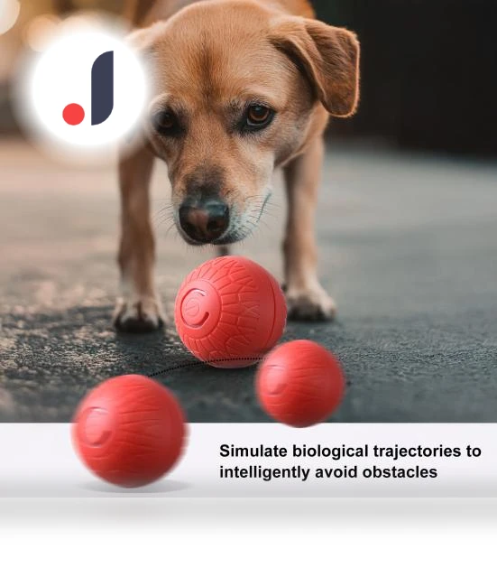 Interactive Rolling Ball Toy for Dogs — Automatic Launchers, Uomobo