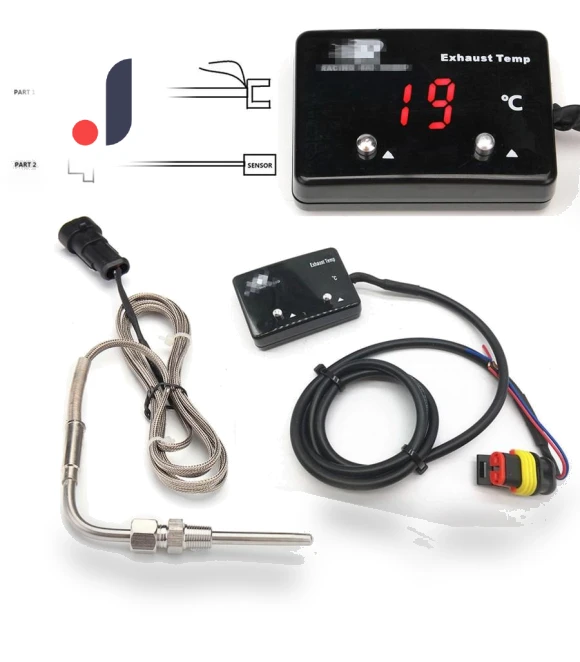 Mini LED Digital Display Exhaust Temp Gauge — Fuel Pressure, FYUU-autoparts