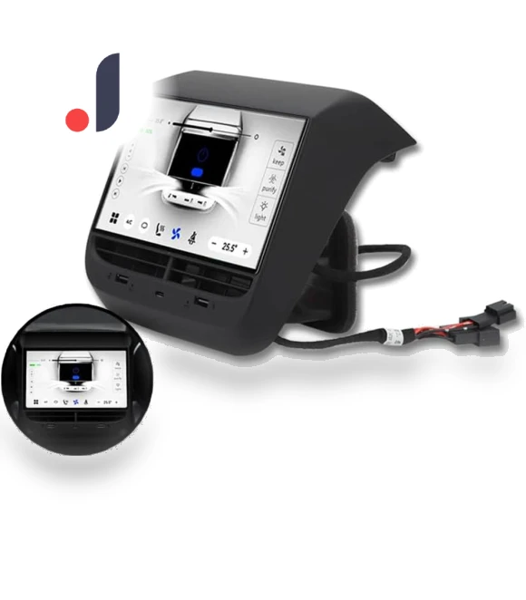 Rear LCD Touch Screen Entertainment System with Air Conditioning Control — Car Accessories & Gadgets, Topfactory