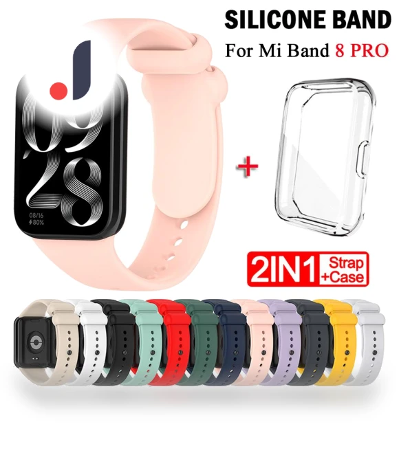 Silicone Strap + Protective Case — Fitness Bands, WHOP-A1
