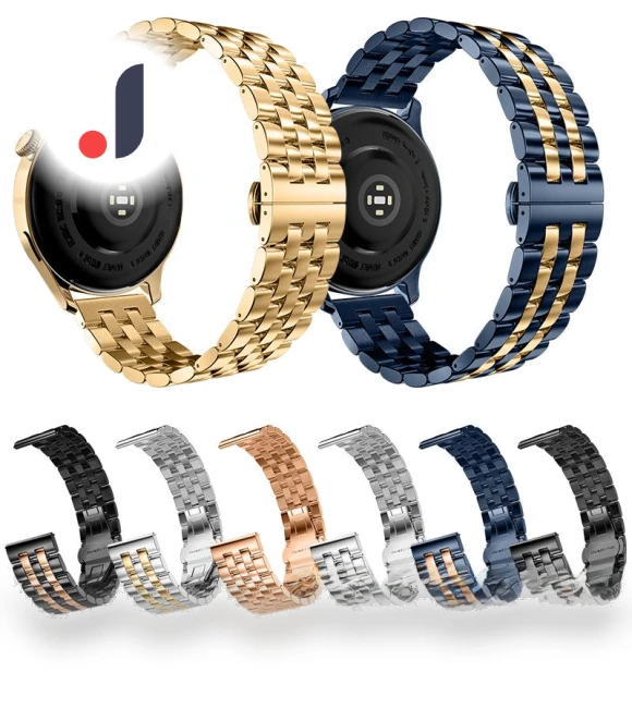 Smart stainless steel watch strap with five-bead design — Bands, Smarter than future