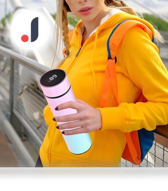 Smart Temperature Display Thermo Mug — Beverage Warmers, Talos
