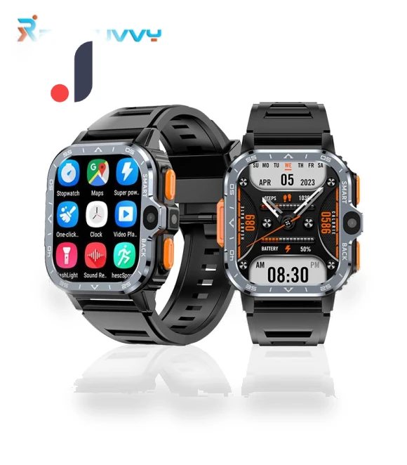 Smart Watch with 4G, HD Display, Dual Camera — Smartwatches, Rainbuvvy
