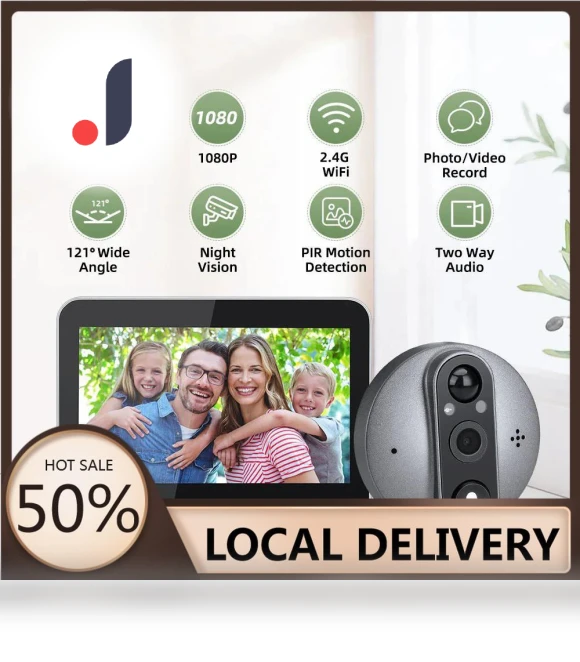 Smart Wireless Video Doorbell — Smart Home Security, Tuya