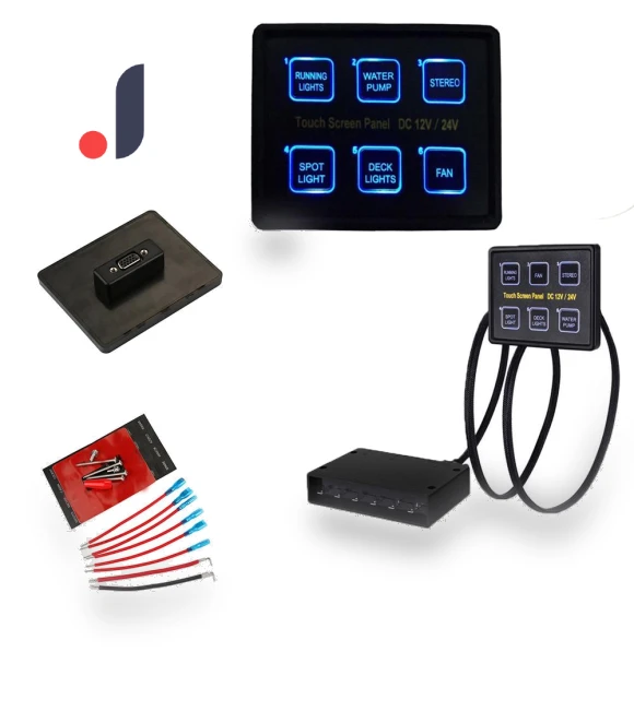 Universal 6-Key LED Touch Control Panel — Display Modules, loverapple