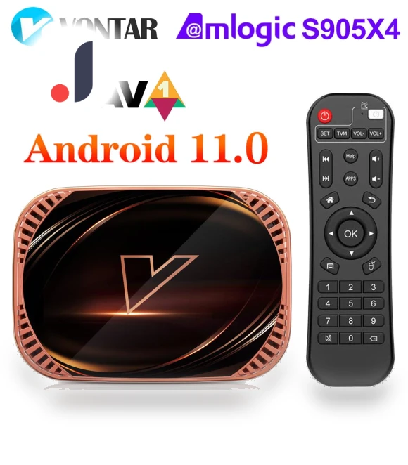 8K Smart TV Box — Ultra HD Media Players, Blackin
