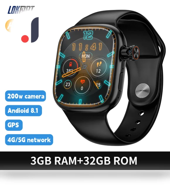 Android Smart Watch with Rotating Camera — Smartwatches, LOKMAT
