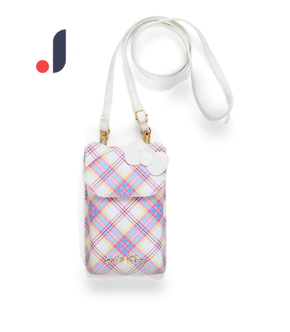 Hello Kitty Dress Tartan Design Series Smartphone Shoulder Bag — Pouches, Sanrio