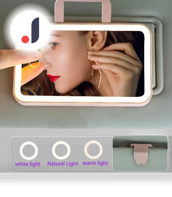 LED Illuminated Car Sun Visor Mirror — Interior Mirrors, NyPhoenix Auto