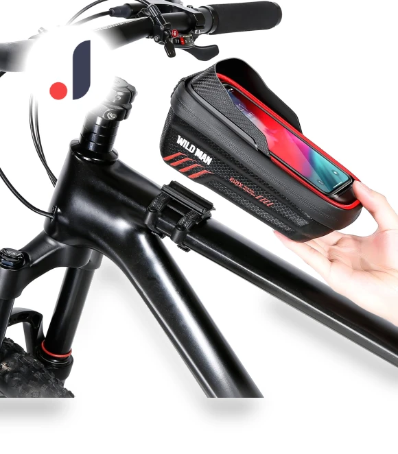 Quick-Release Bike Frame Bag with Touch Screen — Pack Accessories, JAPAN SPORTS