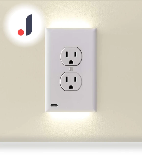 Small Night Light with Touch Panel and Socket — Night Lights, happyyu