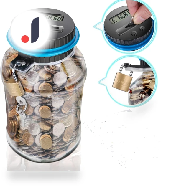 Smart Piggy Bank with Counting Function — Savings & Piggy Banks, Thunder And Fire
