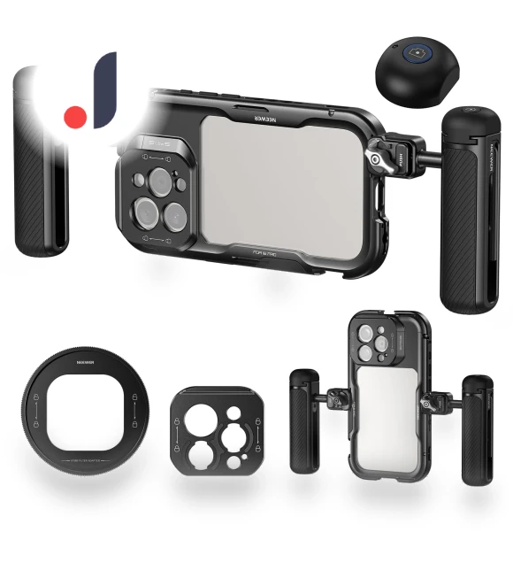 Smartphone Cage with Filters & Mount — Lens Attachments, NEEWER