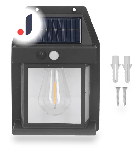 Solar Tungsten Wall Light — Outdoor Security & Flood Lighting, Fishine