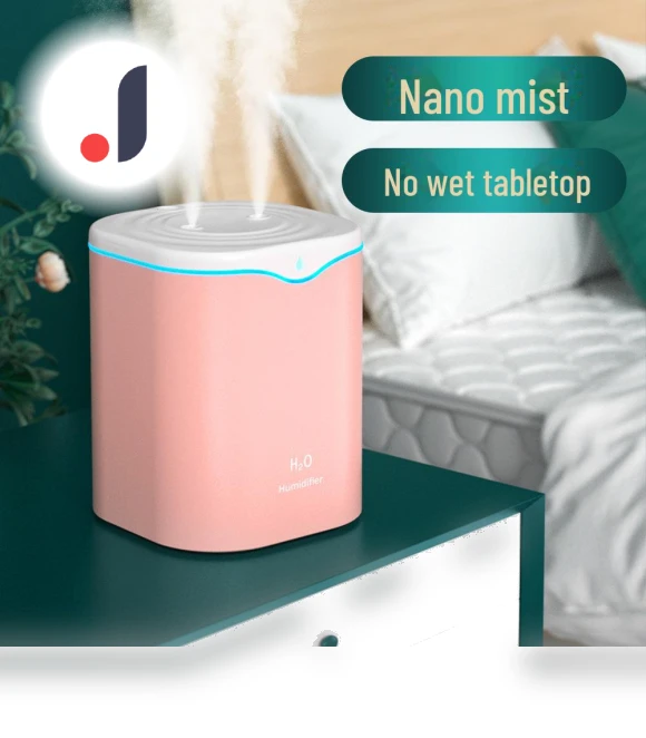 USB Air Humidifier with Dual Spray — Air Moisturizers, Perfect choice for your home