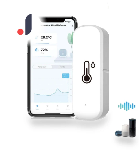 WiFi Temperature and Humidity Sensor — Home Climate Control, TopSky