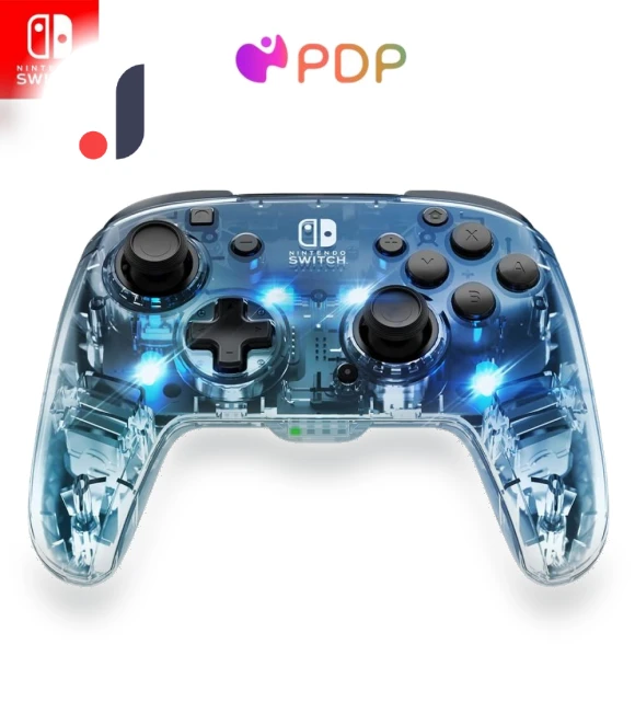 Wireless Controller Deluxe — Gaming Controllers, PDP Afterglow