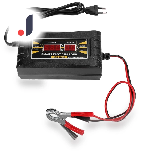 Automatic Smart Fast Car Battery Charger Power Supply with Display Screen — Chargers, DIYelecs