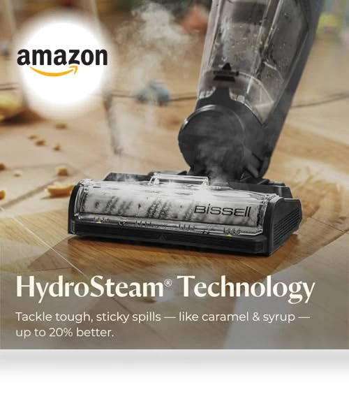 CrossWave HydroSteam Deluxe Wet Dry Vac — Steam Cleaners, Bissell