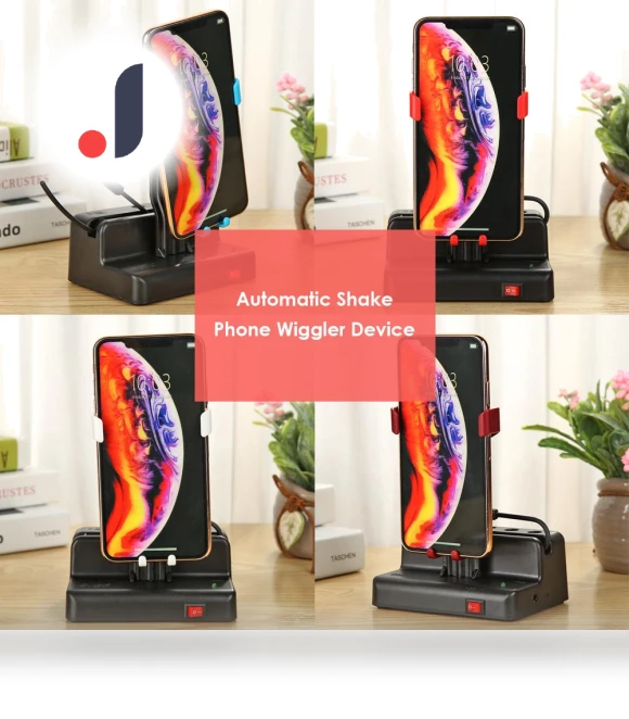 Desktop Walking Pendulum Shaker — Executive Desk, Rainbow Rain
