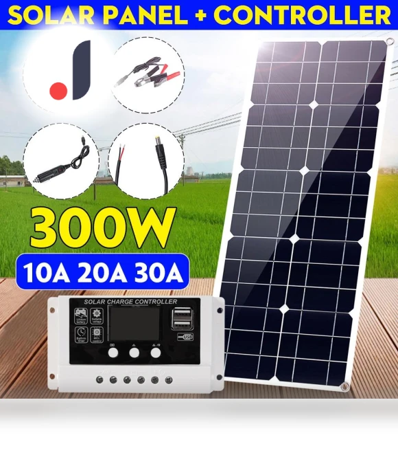 Dual USB Solar Panel — Solar Chargers, Decor Dream