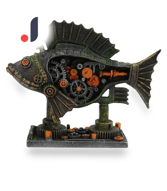 Innovative Robotic Fish Aquascaping Resin Aquarium Ornament — Coral Decor, Health & Beauty PRODUCT