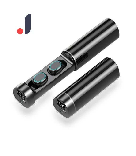 Mini Bluetooth Earbuds with Touch Control and LED Display — Headsets, DIYelecs