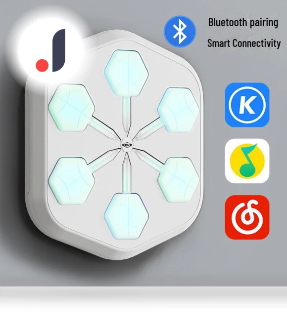 Smart Bluetooth Music Boxing Wall Target — Boxing Training Gear, FluxZone