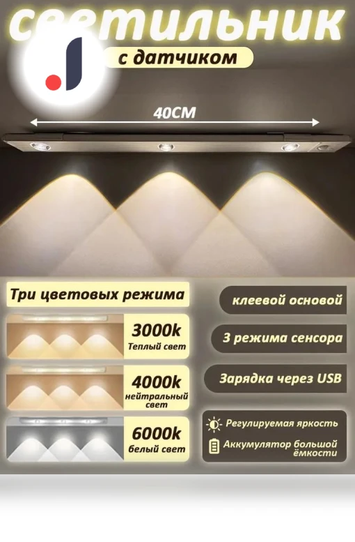 Smart LED Wireless Induction Light — Lighting Accessories, Eason