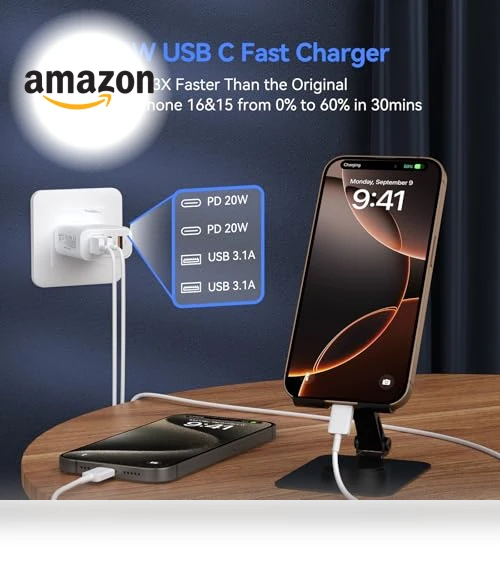 40W 4-Port Type C Fast Charger Block — Chargers, Shenzhen Xihuida Electronics Co., Ltd.