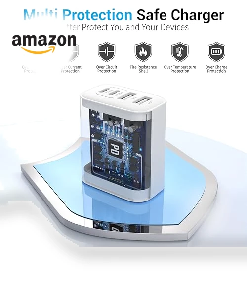40W 4 Port Wall Plug Fast Charging Block — Chargers, Shenzhen Xihuida Electronics Co., Ltd.