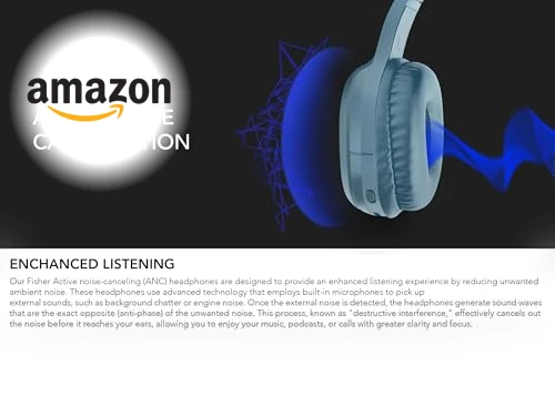 Active Noise Cancelling Headphones — In-Ear Headphones, Fisher