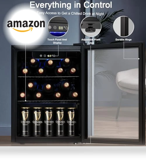Beverage Refrigerator Cooler — Mini Fridges, Antarctic Star