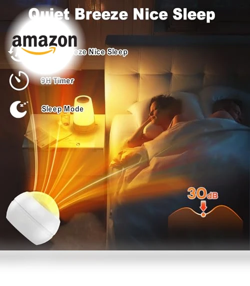 Bladeless Tower Fan with Heater Combo — Stand Fans, Ecocomfy