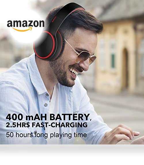 Bluetooth Headphones Over Ear — Over-Ear Headphones, RORSOU