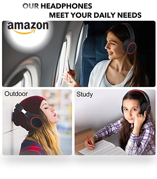 Bluetooth Headphones Over Ear — Over-Ear Headphones, RORSOU
