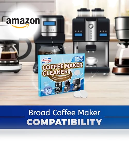 Coffee Maker Cleaner and Descaling Tablet — Cleaning Products, cleanan