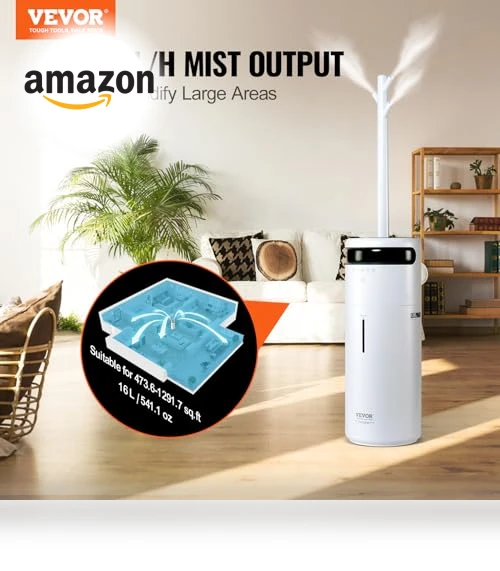 Commercial Humidifier for Whole House — Air Moisturizers, VEVOR