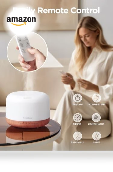 Essential Oil Diffuser with Remote Control — Diffusers, InnoGear