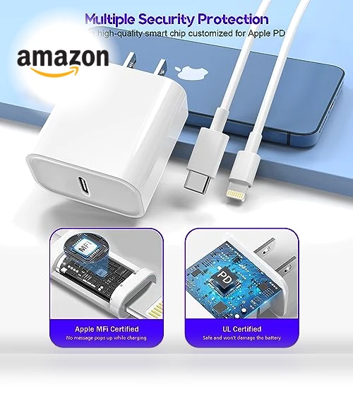 Fast iPhone Charging Cable and Wall Charger Set — Chargers, Shenzhen Jiaxingyuan Technology Co., Ltd.