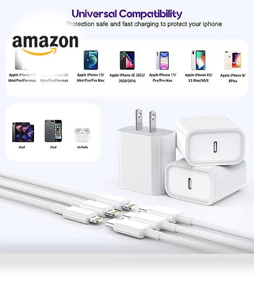Fast iPhone Charging Cable and Wall Charger Set — Chargers, Shenzhen Jiaxingyuan Technology Co., Ltd.