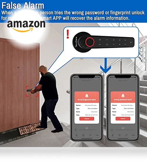 Fingerprint Door Lock — Keyless Entry, Secustone