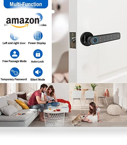 Fingerprint Door Lock — Keyless Entry, Secustone