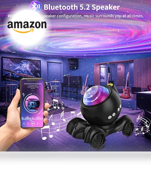 Galaxy Projector with Bluetooth Speaker — Sleep Soothers, ENOKIK