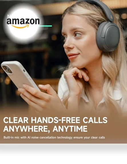 Hybrid Active Noise Cancelling Headphones — Over-Ear Headphones, EDIFIER