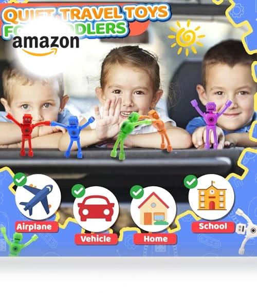 Magnetic Robot Men Travel Toys — Magnets