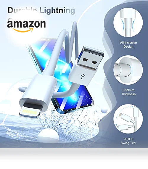 MFi Certified Lightning Cable — Chargers, FOXSEA